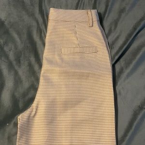 NWT Khaki Plaid Straight Pant